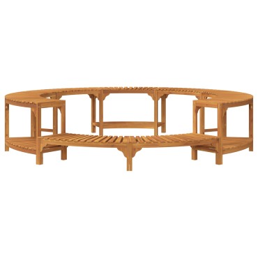 vidaXL Περίβλημα Τζακούζι Καφέ Ø275 x 55,5 εκ. Στερεό Ξύλο Ακακίας