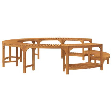 vidaXL Περίβλημα Τζακούζι Καφέ Ø275 x 55,5 εκ. Στερεό Ξύλο Ακακίας