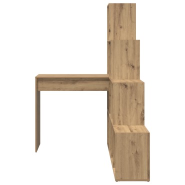 vidaXL Γωνιακό γραφείο Artisan Oak Επεξεργασμένο Ξύλο 149,5x101,5x149,5cm 1 τεμ.