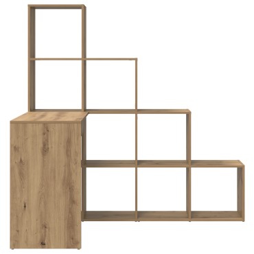 vidaXL Γωνιακό γραφείο Artisan Oak Επεξεργασμένο Ξύλο 149,5x101,5x149,5cm 1 τεμ.