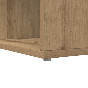 vidaXL Γωνιακό γραφείο Artisan Oak Επεξεργασμένο Ξύλο 149,5x101,5x149,5cm 1 τεμ.