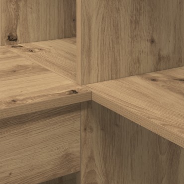 vidaXL Γωνιακό γραφείο Artisan Oak Επεξεργασμένο Ξύλο 149,5x101,5x149,5cm 1 τεμ.