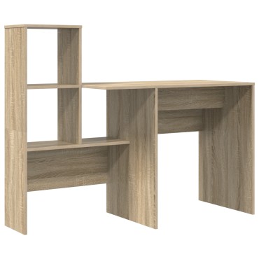 vidaXL Γραφείο Δρύς Sonoma Επεξεργασμένο Ξύλο 131,5x50x106,5cm 1 τεμ.