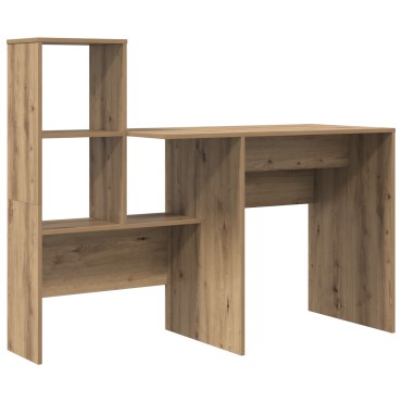 vidaXL Γραφείο Artisan Oak Επεξεργασμένο Ξύλο 131,5x50x106,5cm 1 τεμ.