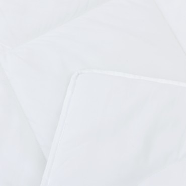 vidaXL Καλοκαιρινό Παπλωματοθήκη με μαξιλάρι 2 τεμ. Λευκό Μικροΐνες