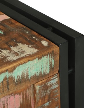 vidaXL Κουτί αποθήκευσης Καφέ και Μαύρο 40x40x40cm
