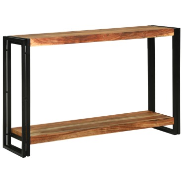 vidaXL Τραπέζι κονσόλας Καφέ 120x33x75cm Στερεό Ξύλο Ακακίας