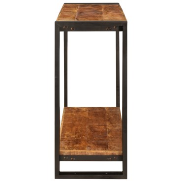 vidaXL Τραπέζι κονσόλας Καφέ 90x33x75cm Στερεό ξύλο μάνγκο