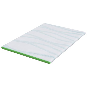 vidaXL Στρώμα επικάλυψης Λευκό και Πράσινο 180 x 200 cm