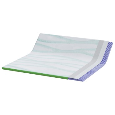 vidaXL Στρώμα επικάλυψης Λευκό και Πράσινο 180 x 200 cm