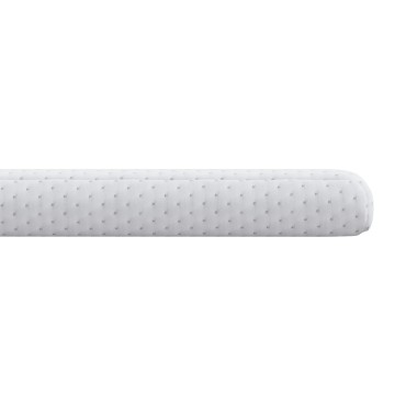 vidaXL Στρώμα επικάλυψης Λευκό 100 x 200 cm Υφασμα Jacquard