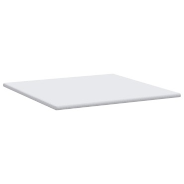 vidaXL Στρώμα επικάλυψης Λευκό 200 x 200 cm Υφασμα Jacquard