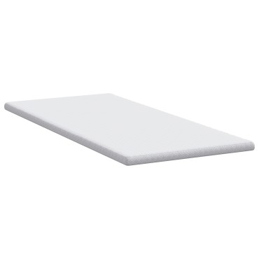 vidaXL Στρώμα επικάλυψης Λευκό 100 x 200 cm Υφασμα Jacquard