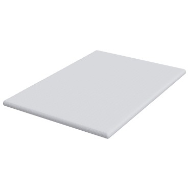 vidaXL Στρώμα επικάλυψης Λευκό 140 x 200 cm Υφασμα Jacquard