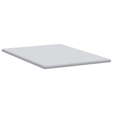 vidaXL Στρώμα επικάλυψης Λευκό 140 x 200 cm Υφασμα Jacquard