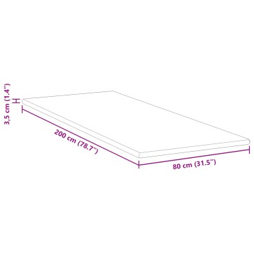 vidaXL Στρώμα μνήμης 80 x 200 cm Thick Μαλακό Ύφασμα-100% πολυέστερ