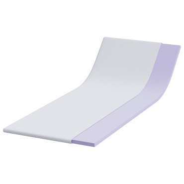vidaXL Στρώμα μνήμης 80 x 200 cm Thick Μαλακό Ύφασμα-100% πολυέστερ