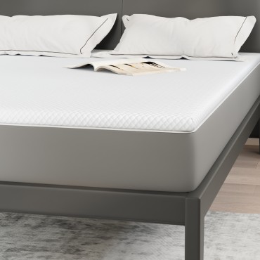 vidaXL Στρώμα μνήμης 140 x 200 cm Thick Μαλακό Ύφασμα-100% πολυέστερ