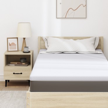 vidaXL Στρώμα μνήμης 90 x 190 cm Thick Μαλακό Ύφασμα-100% πολυέστερ