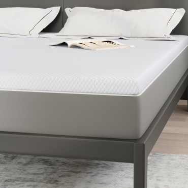 vidaXL Στρώμα μνήμης 200 x 200 x 5 εκ. Thick Ύφασμα-100% πολυέστερ