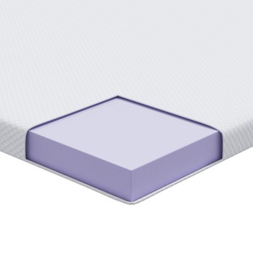 vidaXL Στρώμα μνήμης 100 x 200 cm Thick Μαλακό Ύφασμα-100% πολυέστερ