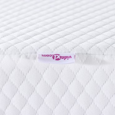 vidaXL Στρώμα μνήμης 120 x 200 cm Thick Μαλακό Ύφασμα-100% πολυέστερ
