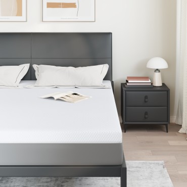 vidaXL Στρώμα μνήμης 180 x 200 cm Thick Μαλακό Ύφασμα-100% πολυέστερ