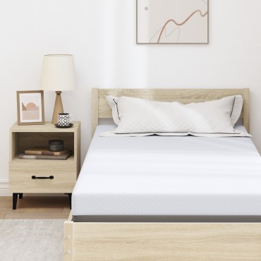 vidaXL Στρώμα μνήμης 90 x 200 cm Thick Μαλακό Ύφασμα-100% πολυέστερ
