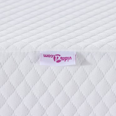 vidaXL Στρώμα μνήμης 140 x 200 cm Thick Μαλακό Ύφασμα-100% πολυέστερ