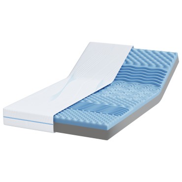 vidaXL Στρώμα Μέτρια σκληρό 90x200cm Λευκό 1 τεμ. - Μονό