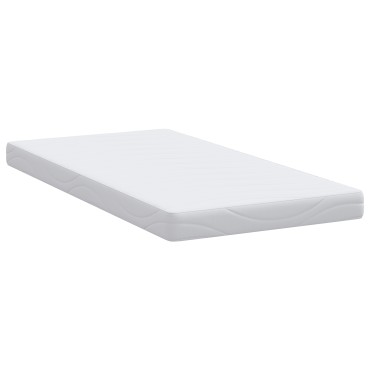 vidaXL Στρώμα Μέτριο 90x200cm Λευκό 1 τεμ. - Μονό