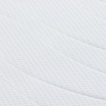 vidaXL Στρώμα Μέτριο 90x200cm Λευκό 1 τεμ. - Μονό