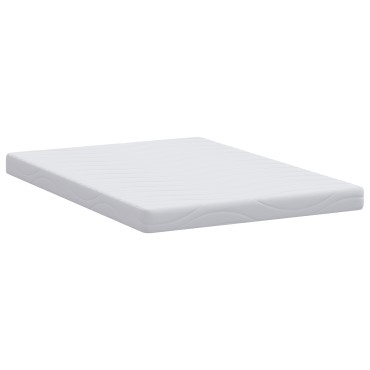 vidaXL Στρώμα Μέτριο 160x200cm Λευκό 1 τεμ. - Διπλό