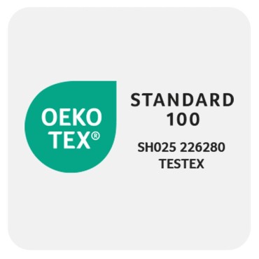 vidaXL Στρώμα Λευκό και Γκρι 100x200cm Ζακάρ ύφασμα 1 τεμ. - Μονό