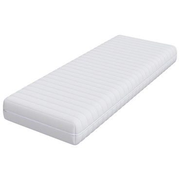 vidaXL Στρώμα Λευκός 70x200cm Τσέπες ελατηρίων 1 τεμ. - Μονό