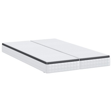 vidaXL Στρώμα 2 τεμ. Μέτρια μαλακό 60x200cm Λευκό και Γκρι - Μονό