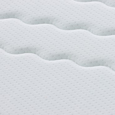 vidaXL Στρώμα 2 τεμ. Μέτρια μαλακό 60x200cm Λευκό και Γκρι - Μονό