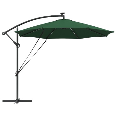 vidaXL Ομπρέλα ηλίου 294 x 294 x 248 cm Πολυεστέρας και Αλουμίνιο