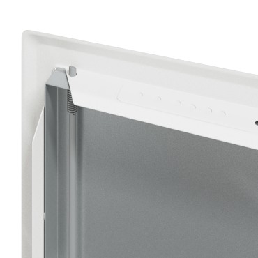 vidaXL Πάνελ Πρόσβασης Λευκό 53 x 53 x 3 cm Ατσάλι