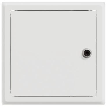 vidaXL Πάνελ Πρόσβασης 2 τμχ. Λευκό 23 x 23 x 3 cm Ατσάλι