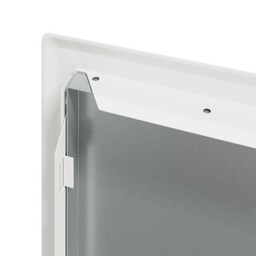 vidaXL Πάνελ Πρόσβασης Λευκό 33 x 33 x 3 cm Ατσάλι