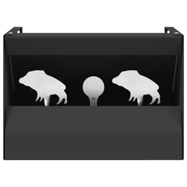 vidaXL Κουτί Παγίδας Σφαιρών Μαύρο 29 x 22 x 20 εκ Ατσάλι