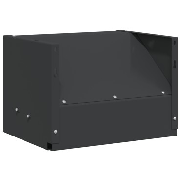 vidaXL Κουτί Παγίδας Σφαιρών Μαύρο 29 x 22 x 20 εκ Ατσάλι
