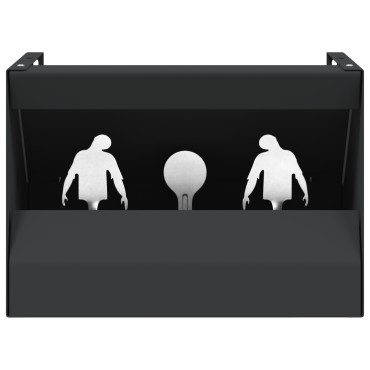 vidaXL Κουτί Παγίδας Σφαιρών Μαύρο 29 x 22 x 20 εκ Ατσάλι