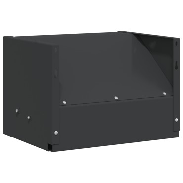 vidaXL Κουτί Παγίδας Σφαιρών Μαύρο 29 x 22 x 20 εκ Ατσάλι