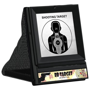 vidaXL Στόχος Airsoft Μαύρο 19 x 26 x 25 εκ Πλαστικό