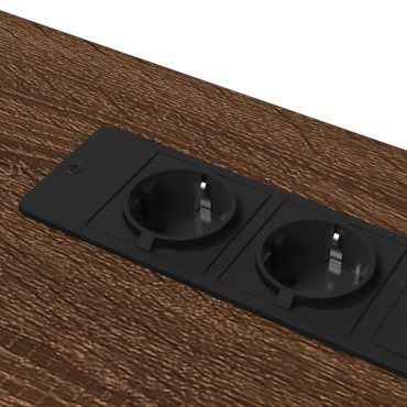 vidaXL Γραφείο Καφέ δρυς 100x50x86,5cm Επεξεργασμένο Ξύλο 1 τεμ.