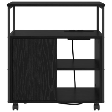 vidaXL Ντουλάπα με Σταθμό Φόρτισης 61x46x67cm Επεξεργασμένο Ξύλο 1 τεμ.
