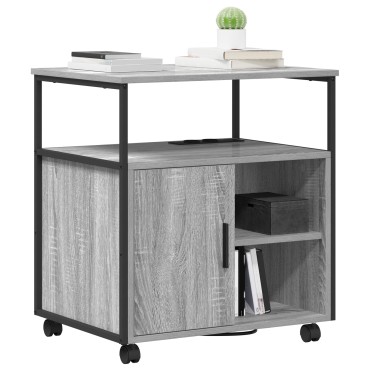 vidaXL Ντουλάπα με Σταθμό Φόρτισης 61x46x67cm Επεξεργασμένο Ξύλο 1 τεμ.