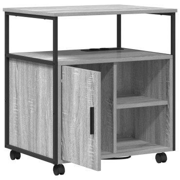 vidaXL Ντουλάπα με Σταθμό Φόρτισης 61x46x67cm Επεξεργασμένο Ξύλο 1 τεμ.